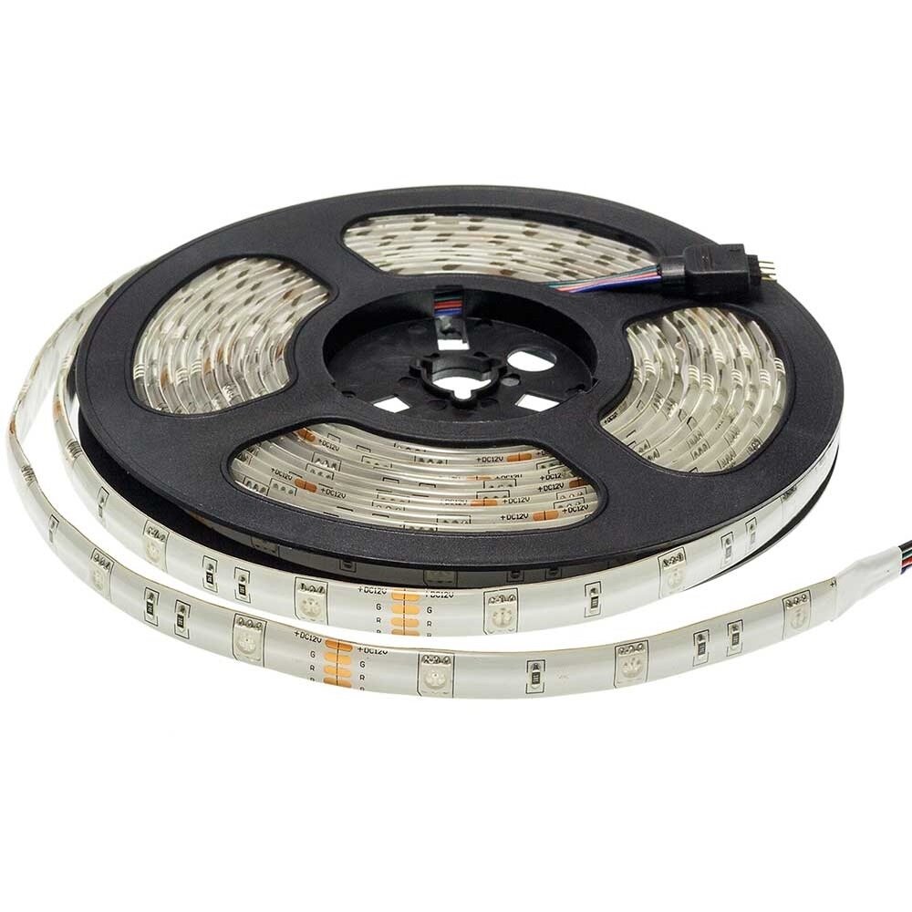 LED juosta, 7.2W/m, 360Lm/m, 12V, Pro, IP54, RGB spalvos LED juosta, 7.2W/m, 360Lm/m, 12V, Pro, IP54, RGB spalvos