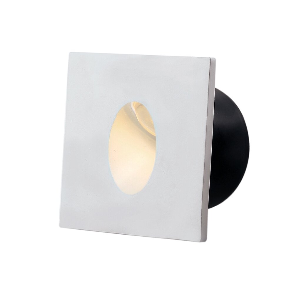 LED Step Light, Square, White, 3W, Round, Warm Light