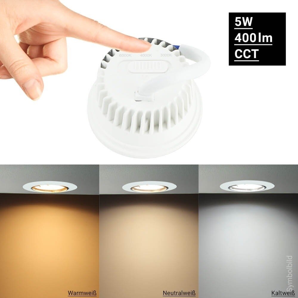 LED Bulb 5W, 50°, CCT 5