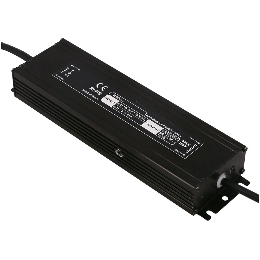 LED Waterproof Power Supply, IP67, 12V, 100W