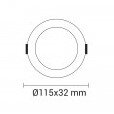 LED Mini Module, Round, 3 Years Warranty, Premium Line, 6W, CCT 3