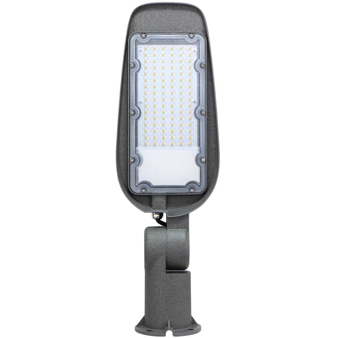 LED gatvės šviestuvas, reguliuojamas spindulys, 50W, šilta balta šviesa