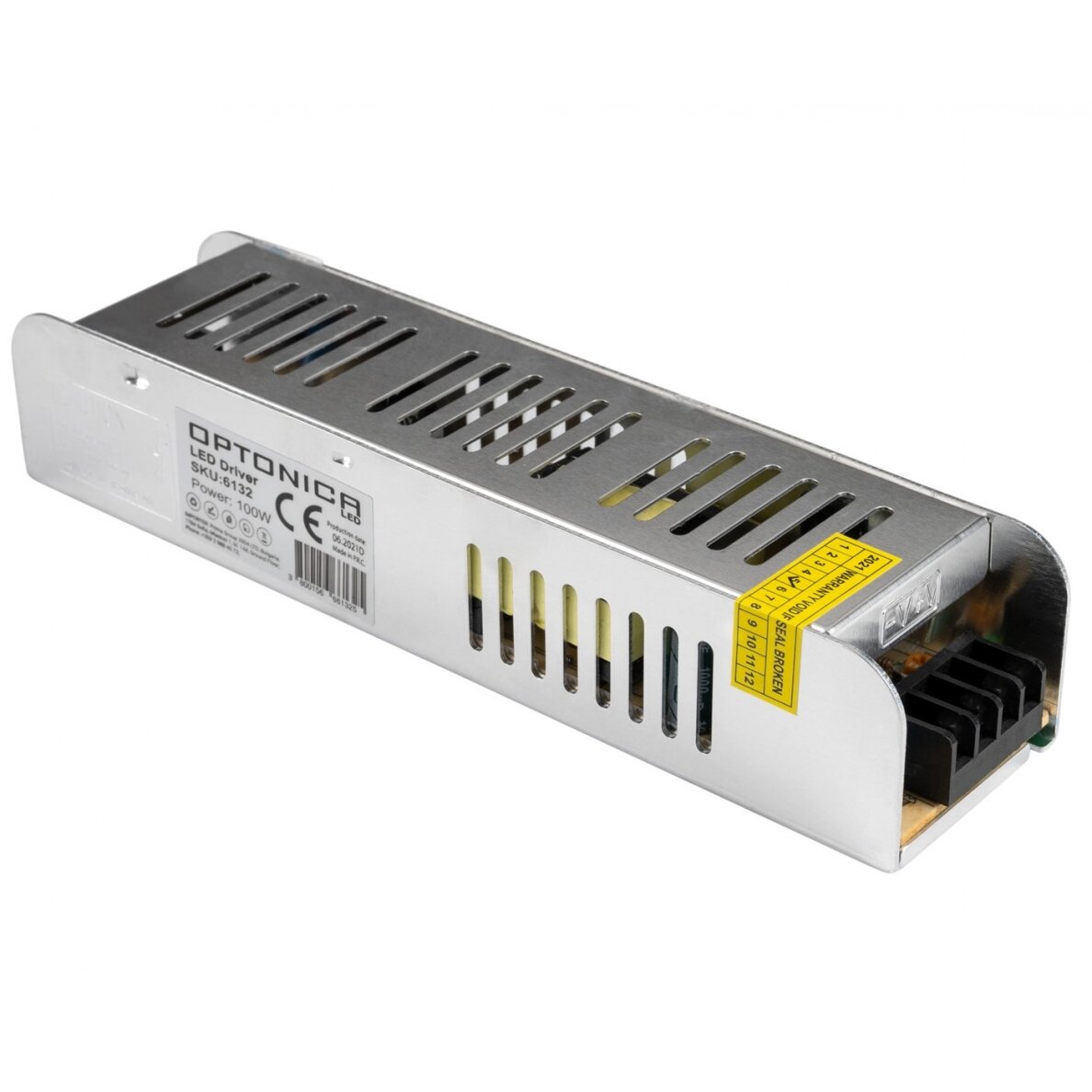 LED juostos maitinimo šaltinis, 12V, 100W, plonas LED juostos maitinimo šaltinis, 12V, 100W, plonas