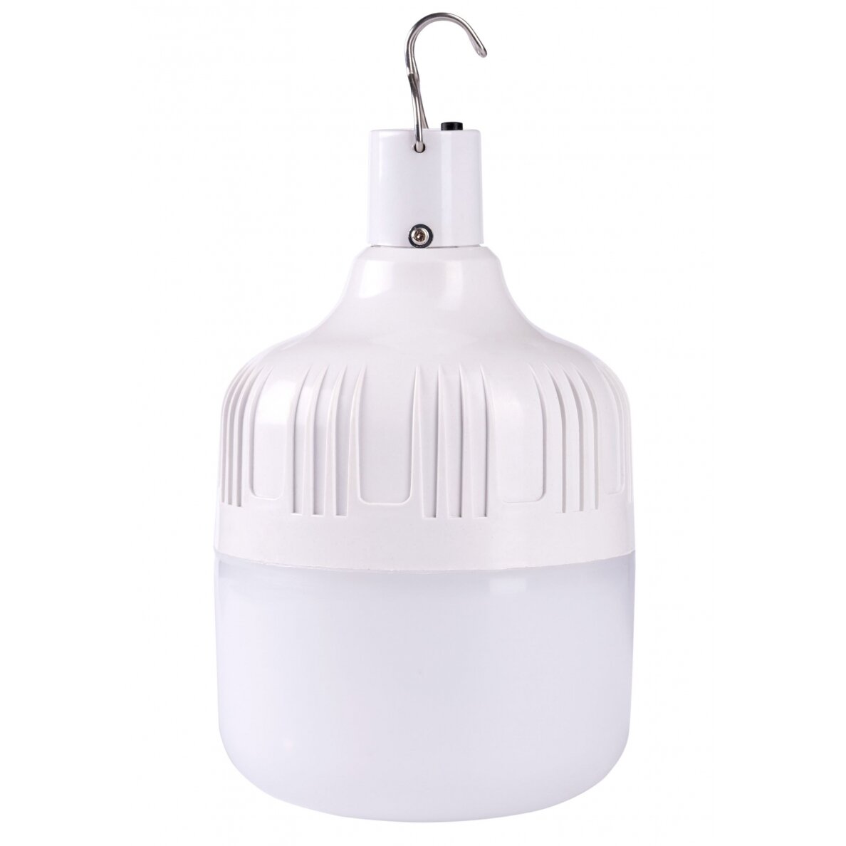 LED Solar Bulb with Solar Panel, 8W, White Light