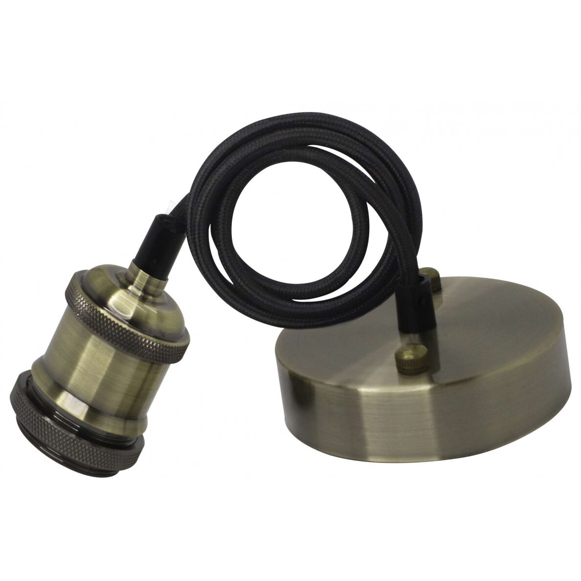 LED Vintage Pendant Light Holder, Inox