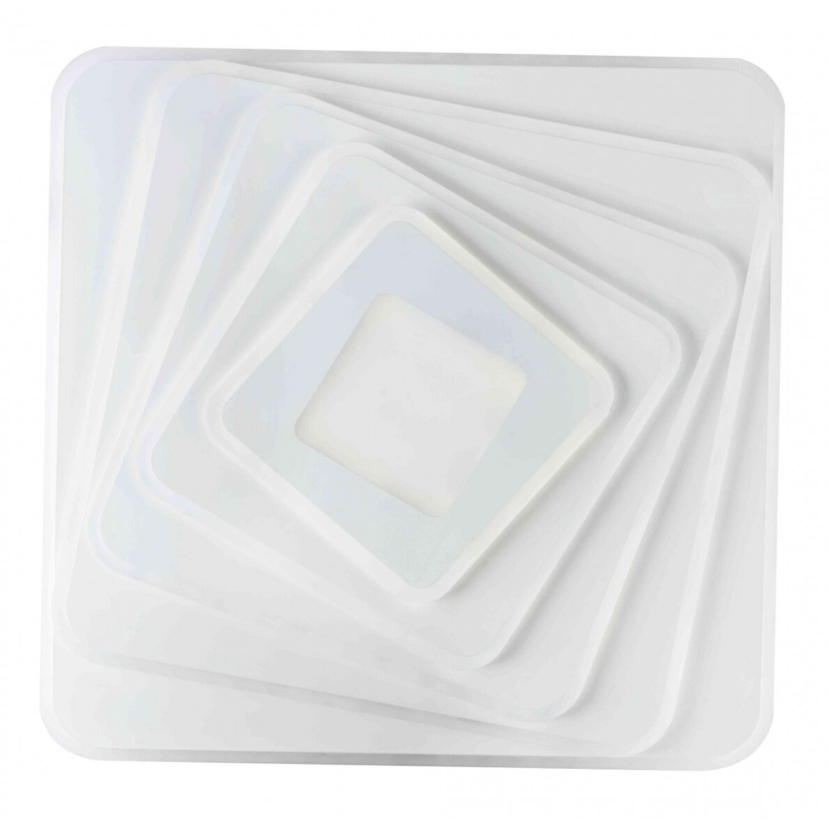 LED Ceiling Light, Square, 60x2W, with Remote Control, 120W, CCT 3000K-6000K