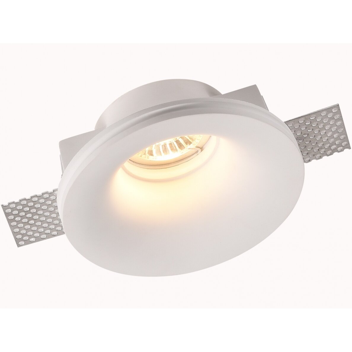 LED lubų šviestuvas, apvalus, gipsinis 1