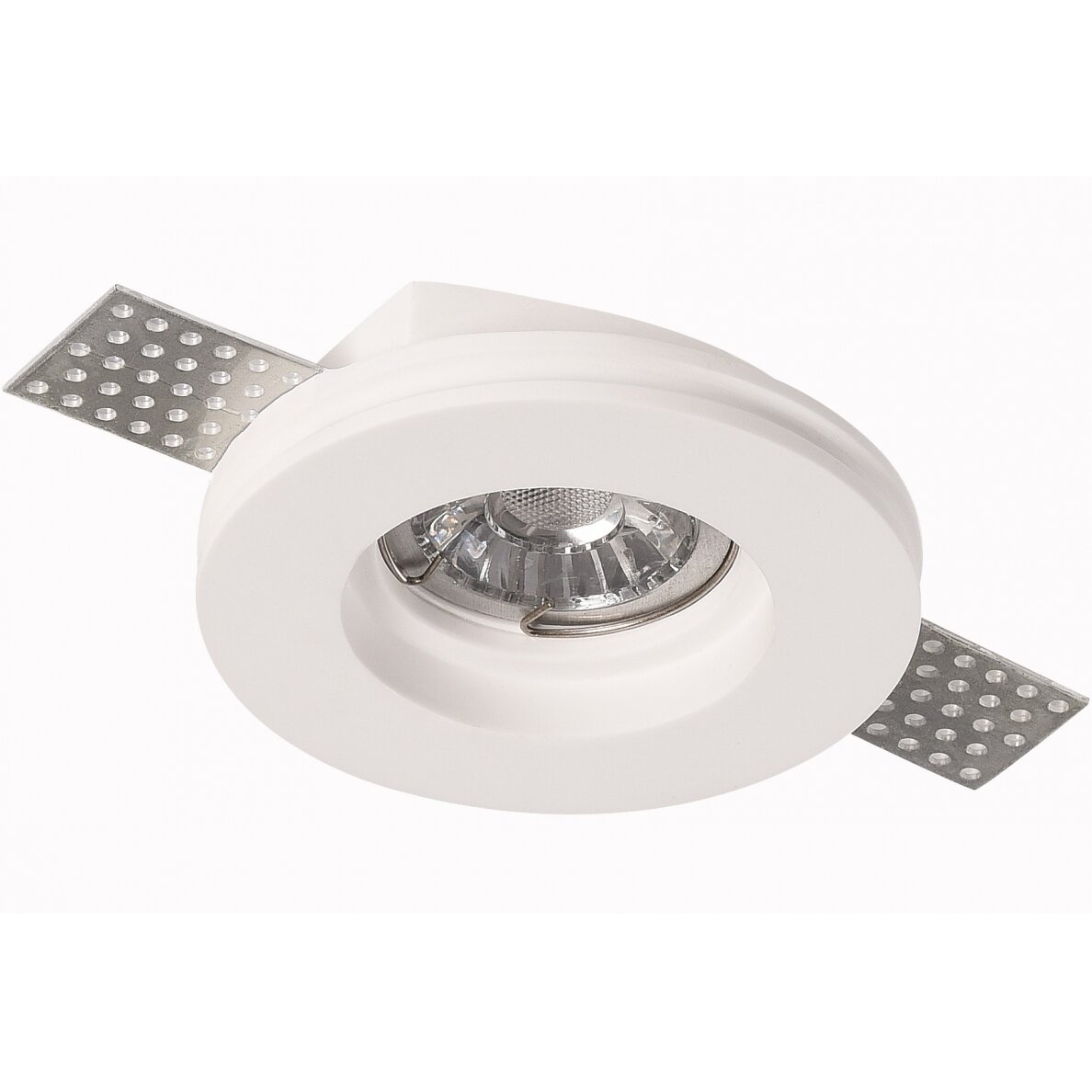 LED lubų šviestuvas, apvalus, gipsinis, be reflektoriaus 1