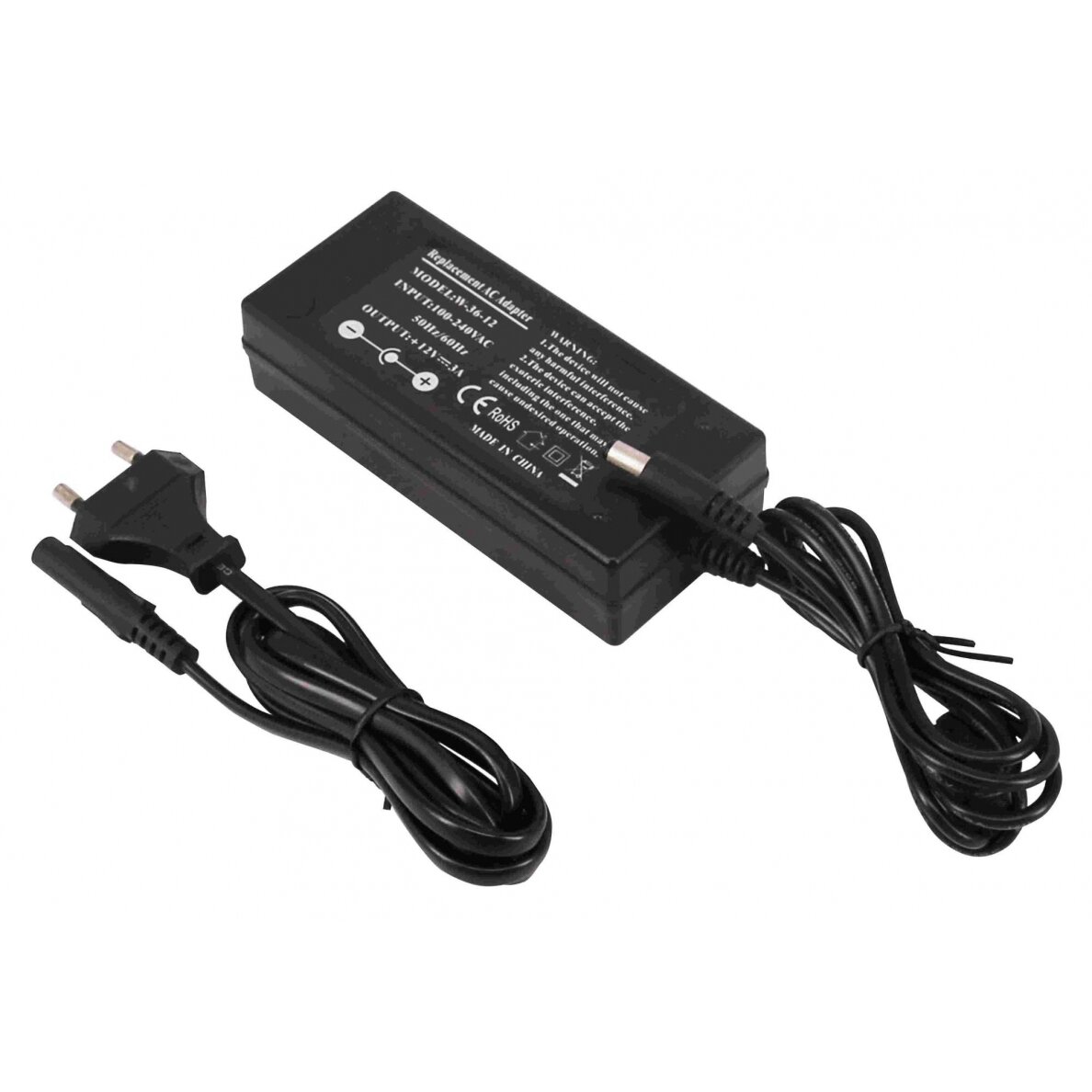 LED Power Supply, 24V, 36W, 3 Years Warranty, with AC Plug