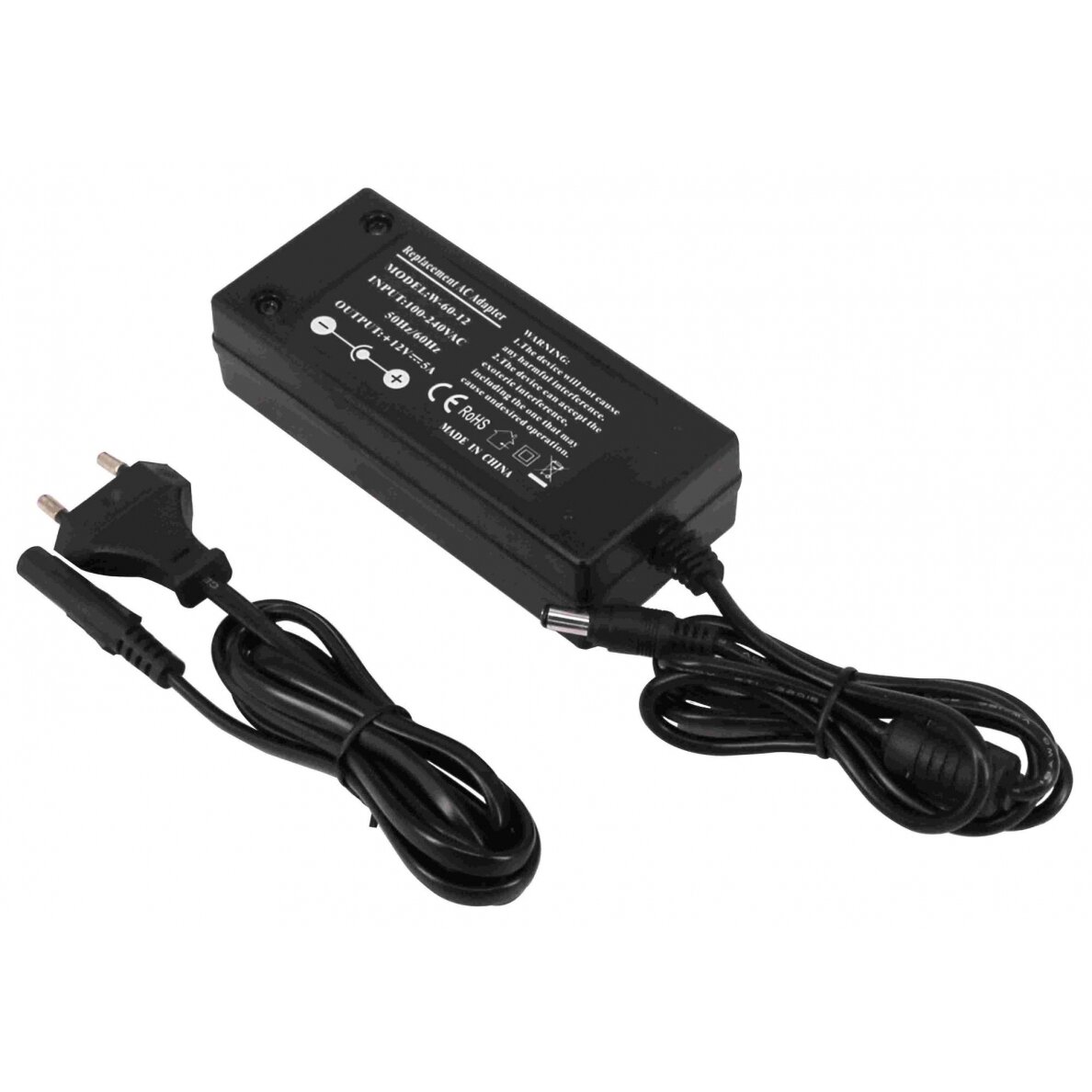 LED Power Supply, 24V, 60W, 3 Years Warranty, with AC Plug