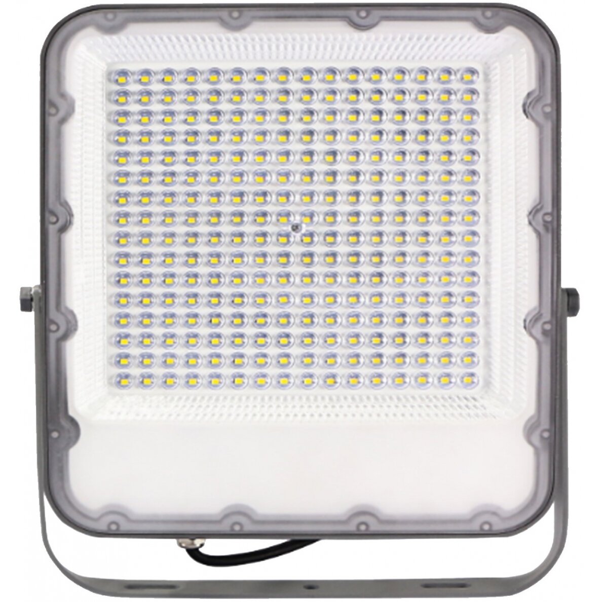 LED prožektorius, pilkas, 300W, neutrali balta šviesa