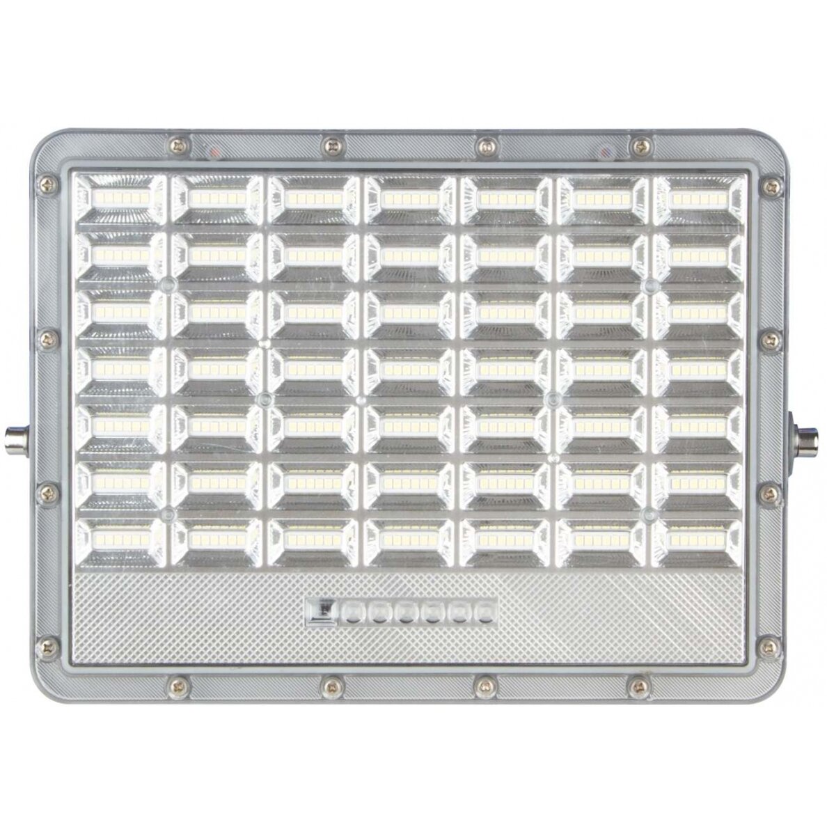 LED prožektorius, pilkas, su saulės baterija, 30W, 120°, šalta balta šviesa LED prožektorius, pilkas, su saulės baterija, 30W, 120°, šalta balta šviesa