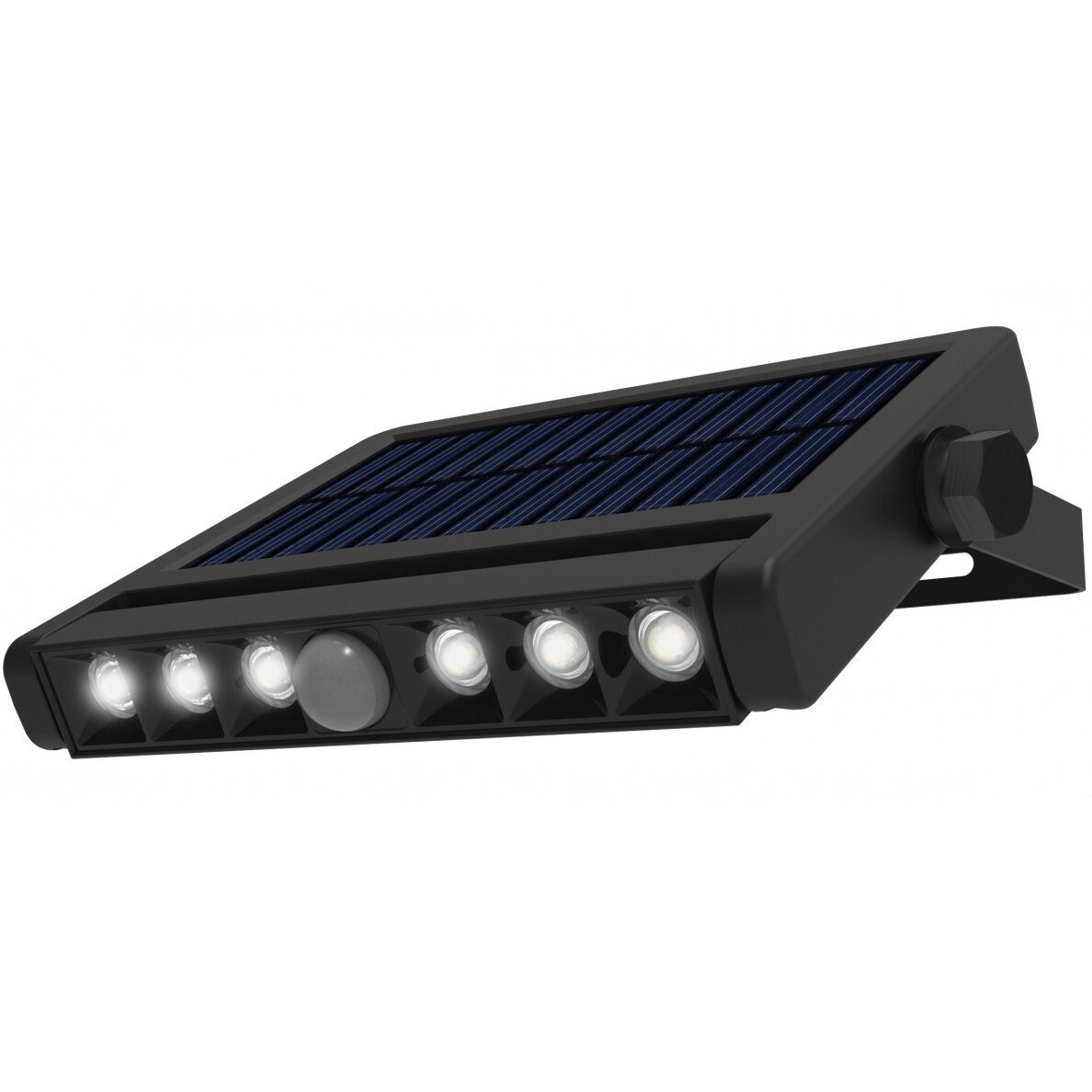 LED saulės sieninis šviestuvas, multifunkcinis, juodas, 1.8W, šalta balta šviesa LED saulės sieninis šviestuvas, multifunkcinis, juodas, 1.8W, šalta balta šviesa