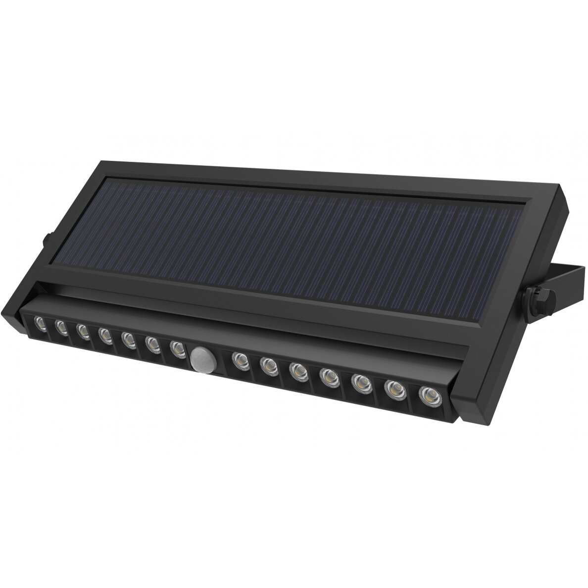 LED Solar Wall Light, Multi-Function, 5W, White Light