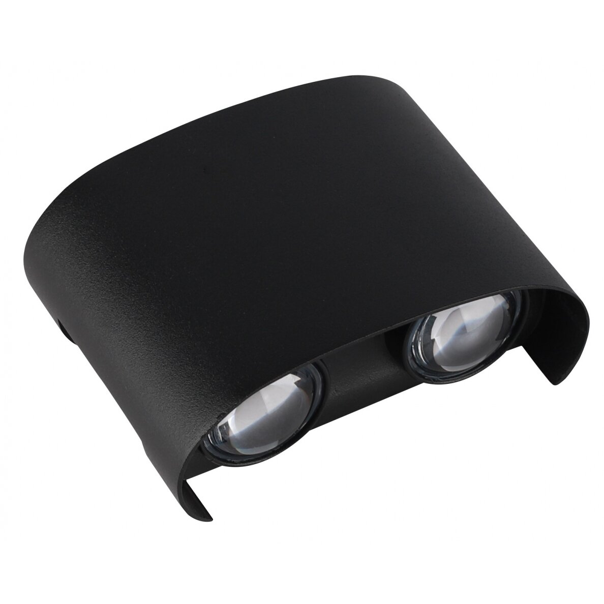 LED sieninis šviestuvas, juodas, 4W, šilta balta šviesa