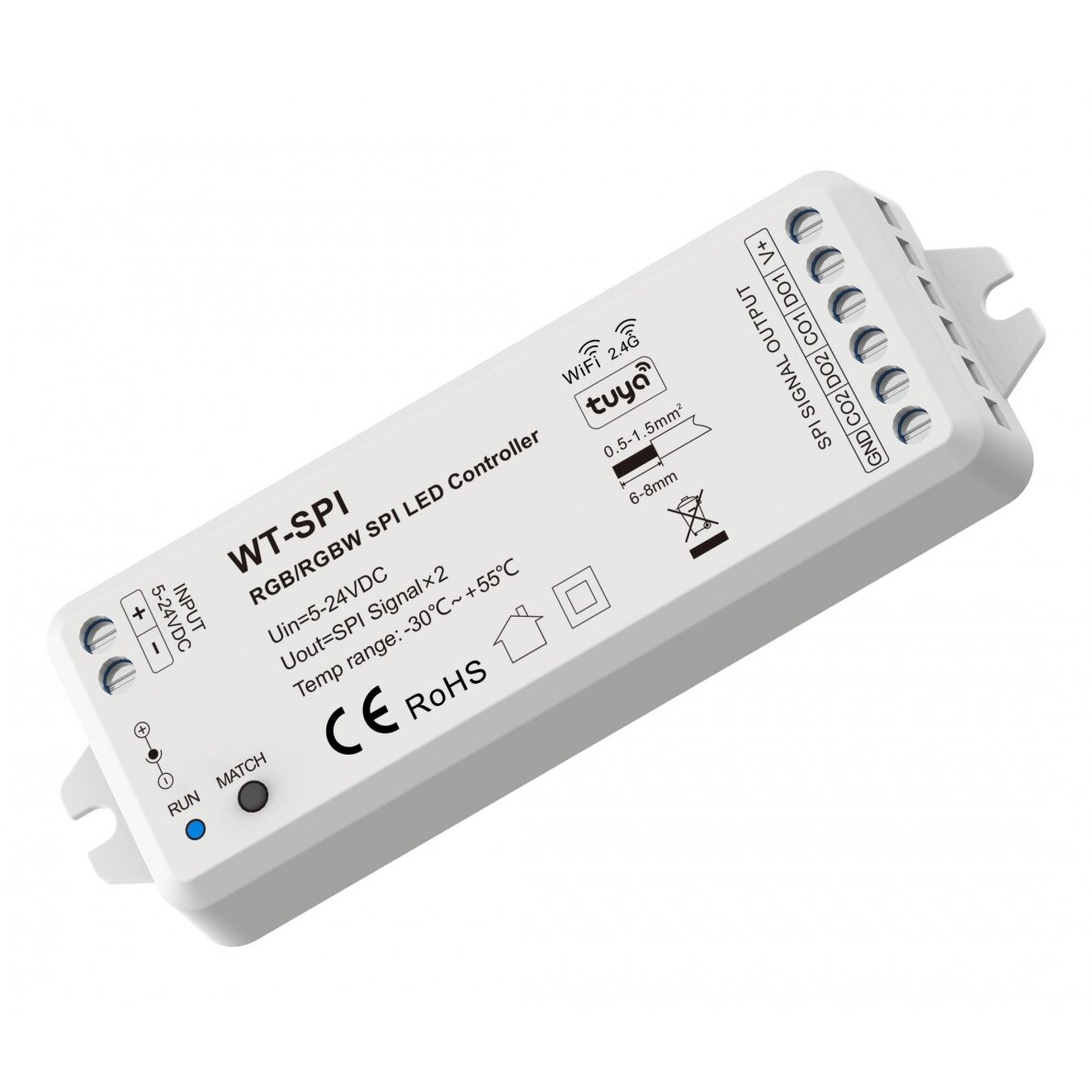 LED SPI Controller, 5-24V, Tuya