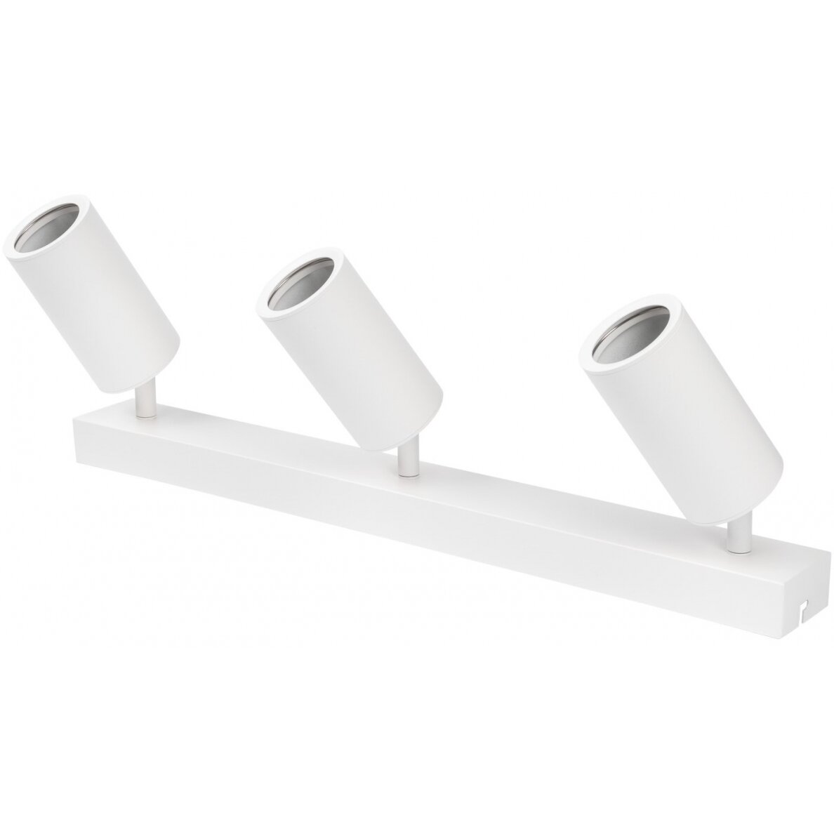 LED Spotlight Fixture, Three Heads, White