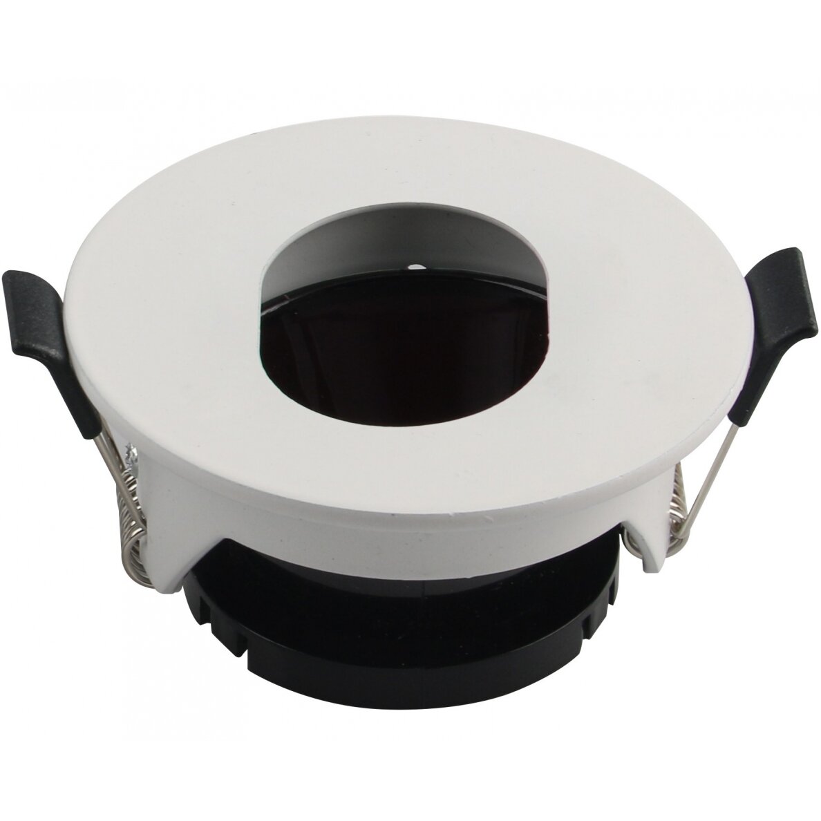 LED Spotlight Fixture, Round, White, Oval