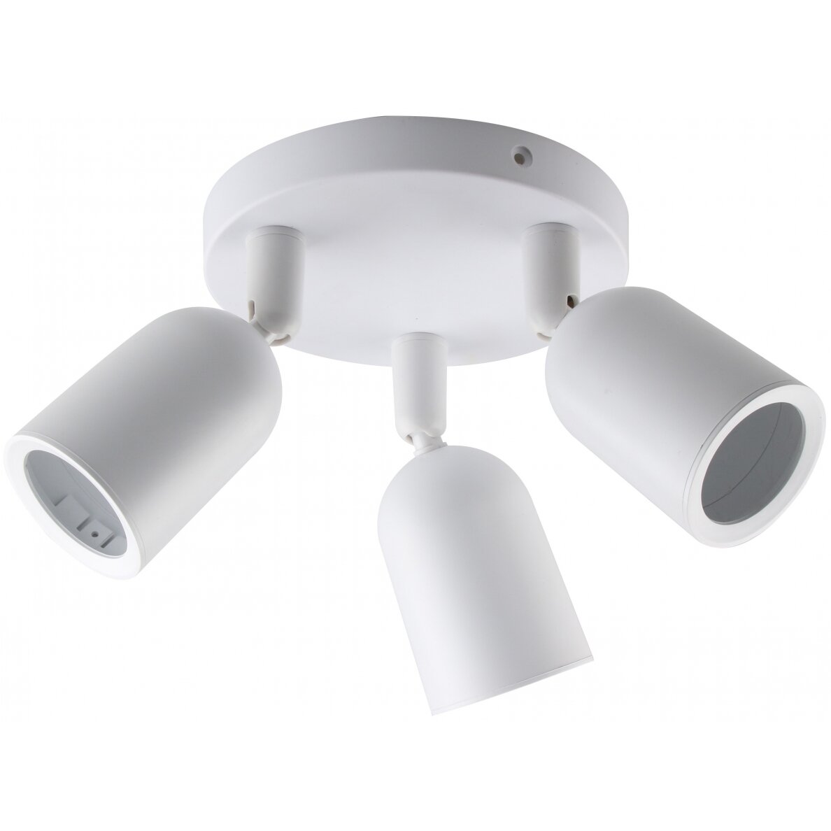 LED taškinis šviestuvas, plastikinis, 3xGU10, baltas LED taškinis šviestuvas, plastikinis, 3xGU10, baltas