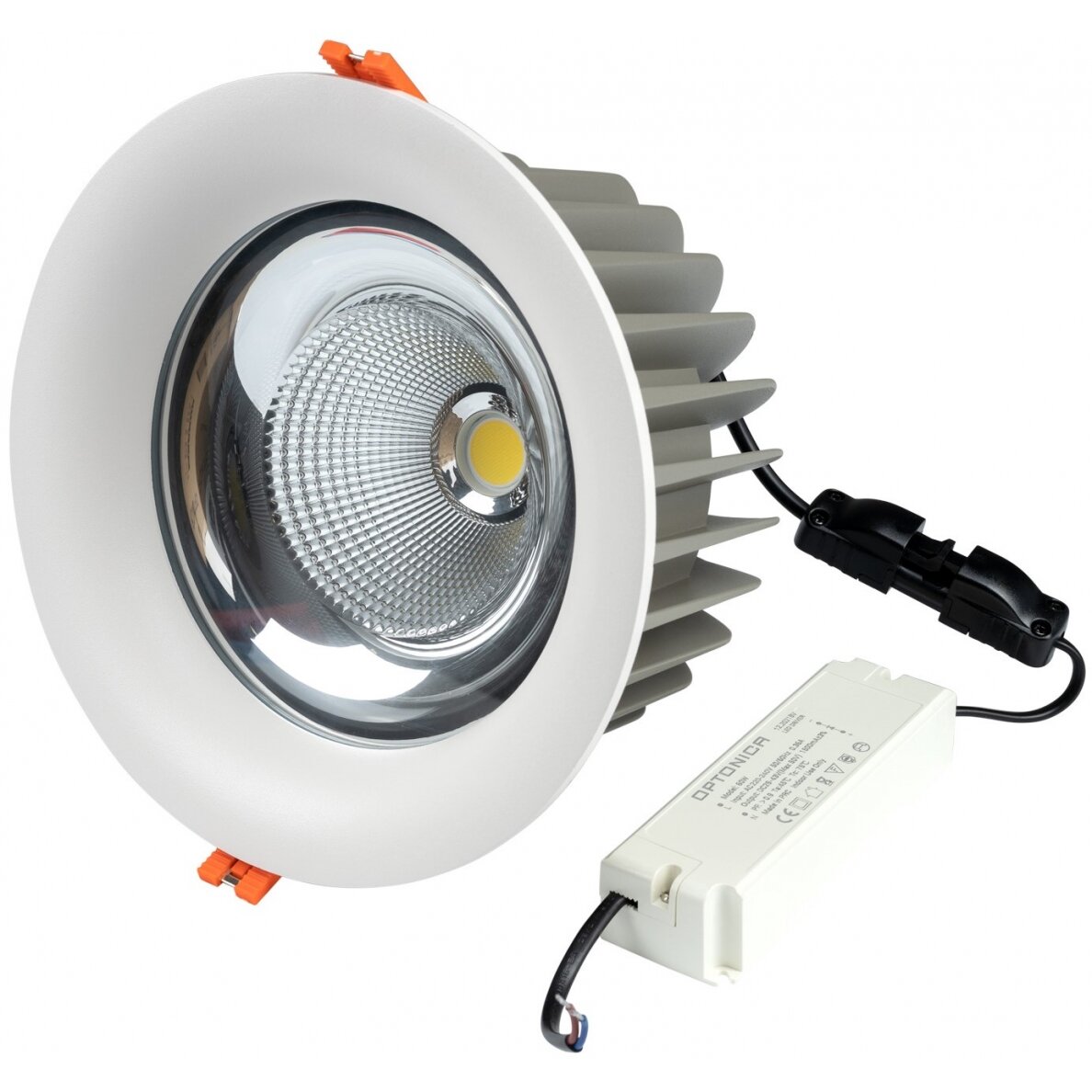 LED taškinis šviestuvas, TUV sertifikuotas, 60W, šalta balta šviesa LED taškinis šviestuvas, TUV sertifikuotas, 60W, šalta balta šviesa