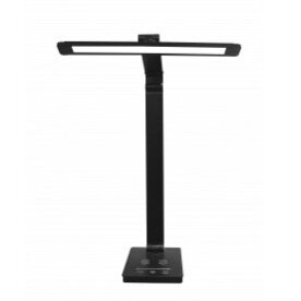 LED Desk Lamp, 7W, Wireless Charging, Black Body, CCT Light 1