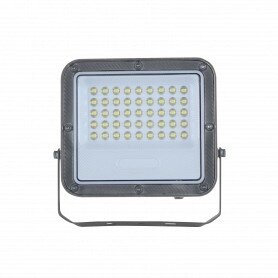 LED Floodlight, Grey, 100Lm/W, 30W, Neutral Light