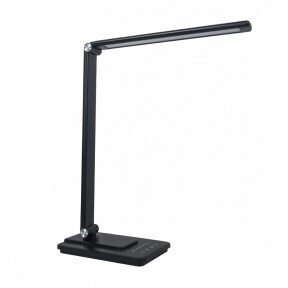 LED stalinis šviestuvas, 8W, įkraunamas, juodas, CCT šviesa 1