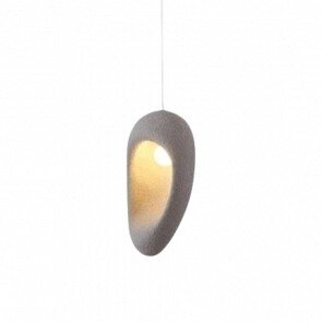 LED Pendant Lamp, E27, White/Grey