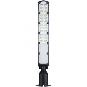 LED gatvės šviestuvas, reguliuojamas spindulys, 3 metai garantija, 100Lm/W, 100W, šalta balta šviesa