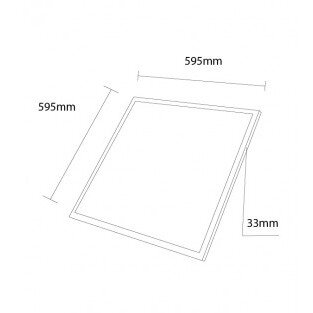 LED Backlit Panel 60x60, 30W, CRI>80, STARSENSE Driver, Neutral Light 1
