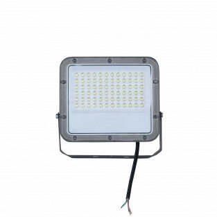 LED Floodlight, Grey, 100Lm/W, 50W, White Light
