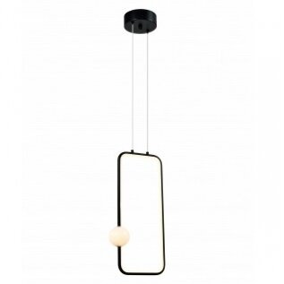 LED Pendant Lamp, 15W, Sand Black, Warm Light