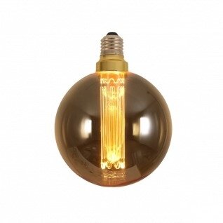 LED lemputė E27 3W, gintarinė, šilta balta šviesa