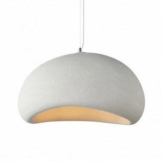 LED Pendant Lamp, E27, White/Grey, D500