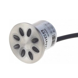 LED šviestuvas, mini, įleidžiamas, nerūdyjantis plienas, 1.3W, šilta balta šviesa 1 LED šviestuvas, mini, įleidžiamas, nerūdyjantis plienas, 1.3W, šilta balta šviesa 1