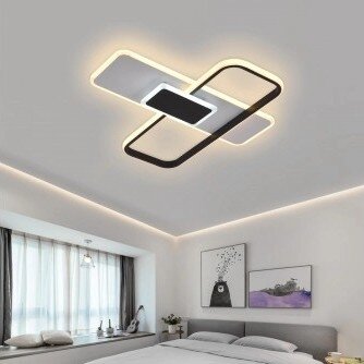 LED Ceiling Light, 68W, White/Black, CCT Light, Remote Control 3