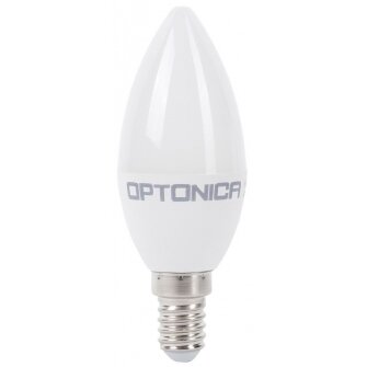LED lemputė E14 C37 3.7W, šalta balta šviesa