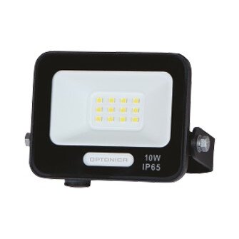 LED prožektorius, juodas, 90Lm/W, 10W, neutrali balta šviesa LED prožektorius, juodas, 90Lm/W, 10W, neutrali balta šviesa