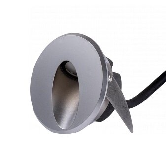 LED Wall Light, Mini, Recessed, Black, 1W, Warm Light 1