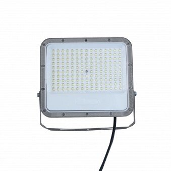 LED Floodlight, Grey, 100Lm/W, 100W, Neutral Light