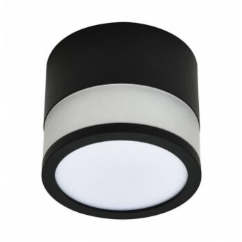 LED Surface Downlight, 12W, Round, Black