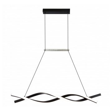 LED Pendant Lamp, 28W, Sand Black, Warm Light