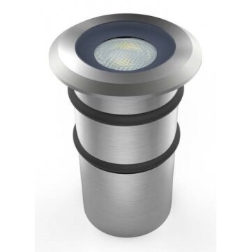 LED Underground Light, Stainless Steel, 1W, White Light