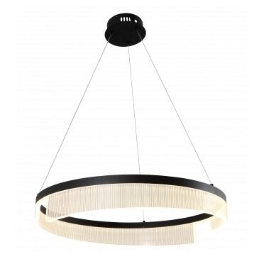 LED Pendant Lamp, 23W, Sand Black, Warm Light