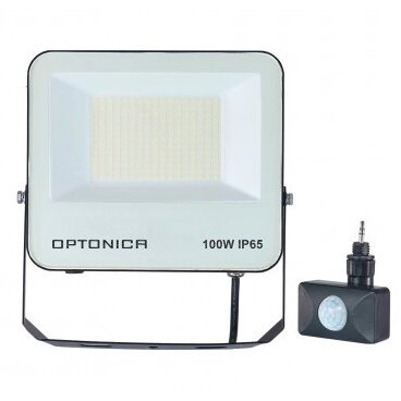LED Floodlight, Black, 90Lm/W, 100W, CCT 3000K-6000K