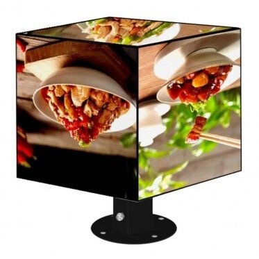LED Screen Cube Display, Outdoor, P2.5