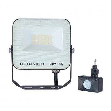 LED Floodlight, Black, 90Lm/W, 20W, CCT 3000K-6000K