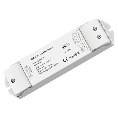 LED DALI Dimmer, 12-24V, 480W, 5 Years Warranty