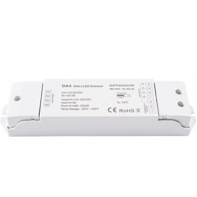LED DALI Dimmer, 12-24V, 480W, 5 Years Warranty