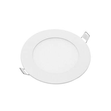 LED įmontuojamas modulis, apvalus, 6W, šalta balta šviesa